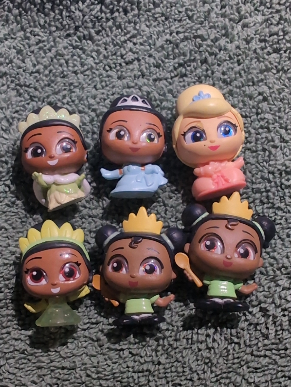 Disney Doorables Princess And The Frog Six Characters Lot Set